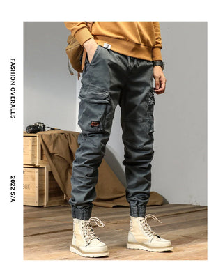 Tactical Elastic Waist And Ankle Pants , - Streetwear Pants - Slick Street