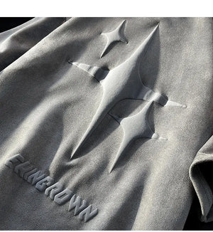 EHNGROWN Polygons Star Shape Short Sleeved T-Shirt , - Streetwear T-Shirts - Slick Street