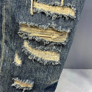 Indigo 26 Blue Distressed Jeans , - Streetwear Jeans - Slick Street