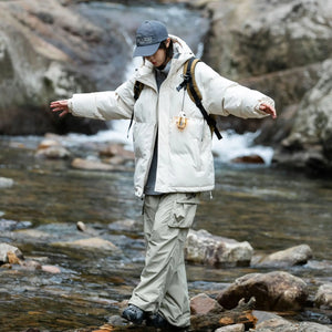 Solid Color Bubble Jacket , - Streetwear Jacket - Slick Street