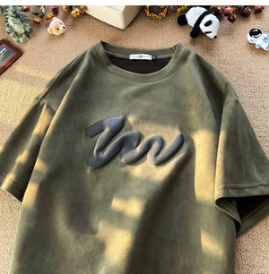 SP1 Suede T-Shirt , - Streetwear T-Shirts - Slick Street