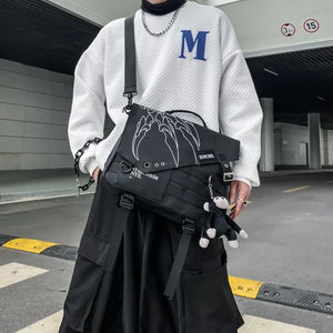 Single Shoulder Multifunctional Bag , - Streetwear Bag - Slick Street