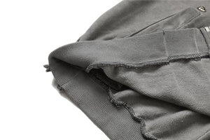 Punk Rock Gothic Ripped Style Sleeveless Hoodie , - Streetwear Hoodie - Slick Street