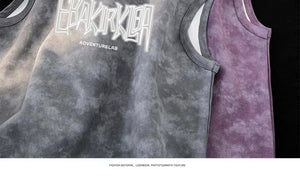 EBAK Tie-dye Sleeveless T-Shirt , - Streetwear T-Shirts - Slick Street