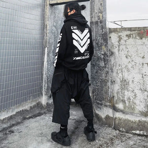 Cyber Tactical Turtle Neck Hoodie , - Streetwear Hoodie - Slick Street