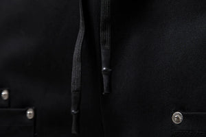 Black Multi Zipper Combat Cargo Pants , - Streetwear Cargo Pants - Slick Street