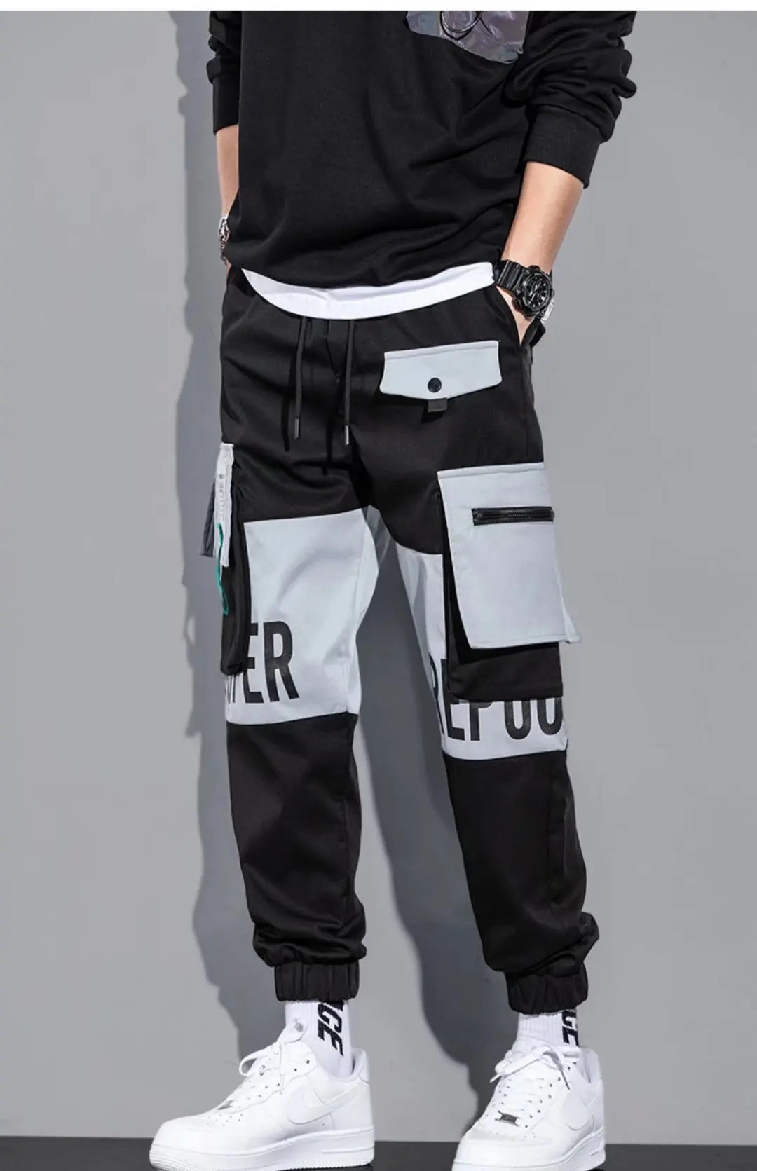 Versatile Multi Pockets Cargo Pants XS, Black - Streetwear Pants - Slick Street