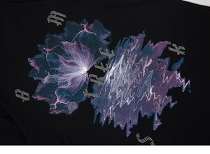 Indigo Lightning Reflection T-Shirt , - Streetwear T-Shirts - Slick Street