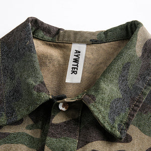 TUFF Green Camo Shirt , - Streetwear Shirt - Slick Street