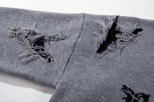 RA Distressed Sweatshirt , - Streetwear Sweatshirts - Slick Street