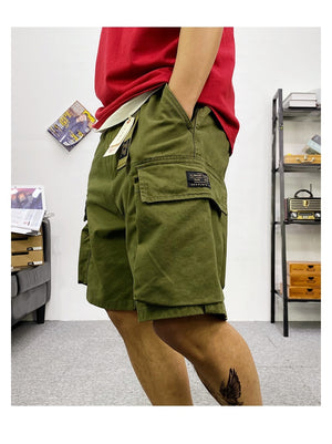 Tactical Multi-Pocket Cargo Shorts , - Streetwear Shorts - Slick Street