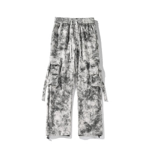 Tie Dye Large Size Pockets Pants , - Streetwear Pants - Slick Street