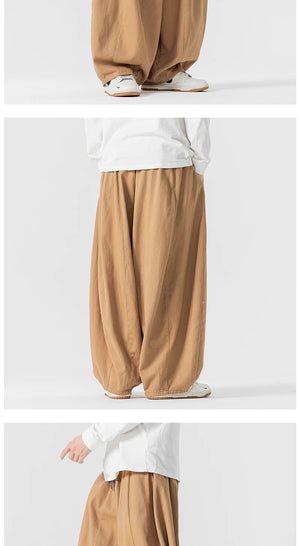 Lantern Loose Style Pants , - Streetwear Pants - Slick Street