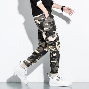 CR3 Camouflage Cargo Pants , - Streetwear Pants - Slick Street