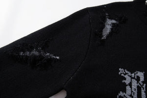 RA Distressed Sweatshirt , - Streetwear Sweatshirts - Slick Street