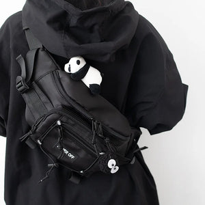 Power OFF Crossbody Bag , - Streetwear Bag - Slick Street