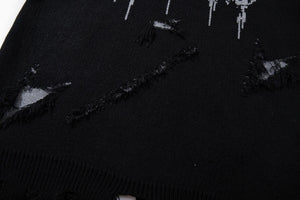 RA Distressed Sweatshirt , - Streetwear Sweatshirts - Slick Street