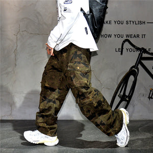 Jungle T24 Camo Cargo Pants , - Streetwear Pants - Slick Street