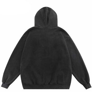 Black Blurry Face Ghost Shadow Hoodie , - Streetwear Hoodie - Slick Street