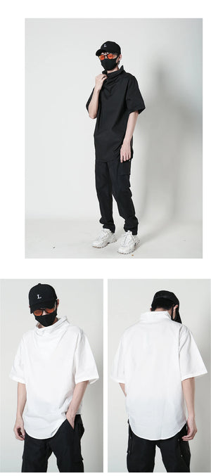 AW1 Techwear Turtleneck Shirt , - Streetwear T-Shirts - Slick Street
