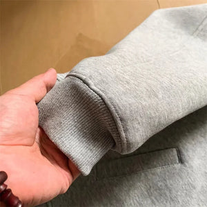 Half Zipper With Stand Collar Sweater , - Streetwear Sweater - Slick Street