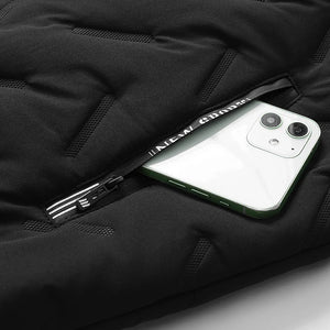 Dark Color Elastic Waist Jacket , - Streetwear Jacket - Slick Street