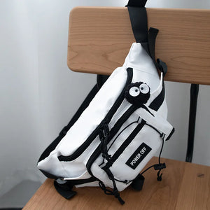 Power OFF Crossbody Bag , - Streetwear Bag - Slick Street