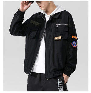 Double Welt Pocket Zipper Style Jacket , - Streetwear Jacket - Slick Street