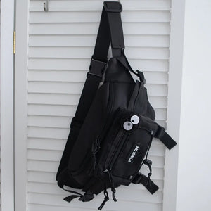 Power OFF Crossbody Bag , - Streetwear Bag - Slick Street