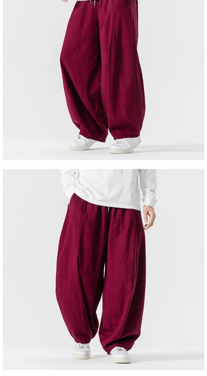 Lantern Loose Style Pants , - Streetwear Pants - Slick Street