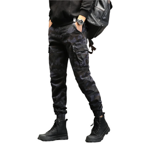 Classic Vector Camouflage Slim Fit Pants , - Streetwear Cargo Pants - Slick Street