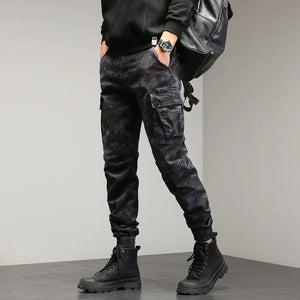 Classic Vector Camouflage Slim Fit Pants , - Streetwear Cargo Pants - Slick Street
