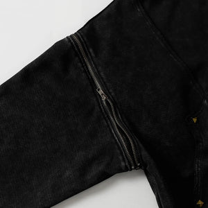 T2 Rivet Zipper Hoodie , - Streetwear Hoodie - Slick Street