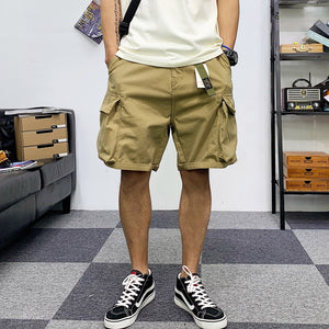 Tactical Multi-Pocket Cargo Shorts , - Streetwear Shorts - Slick Street