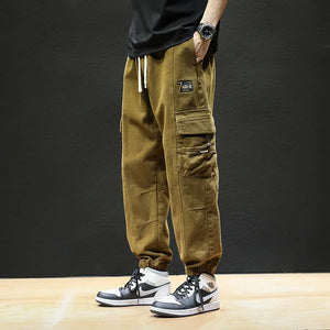 Straight Fit Elastic Ankle Length Pants XS, Coffee - Streetwear Pants - Slick Street