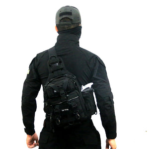 Multi Buckles Style Crossbody Bag , - Streetwear Bag - Slick Street