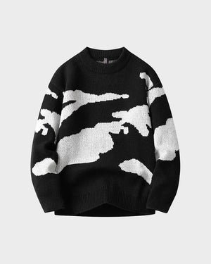 Honeycomb Knitwear Sweater , - Streetwear Sweater - Slick Street