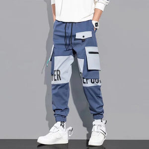 Versatile Multi Pockets Cargo Pants XXS, Blue - Streetwear Pants - Slick Street