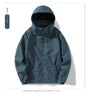 Plain Color Lightweight Outdoor Jacket , - Streetwear Jacket - Slick Street