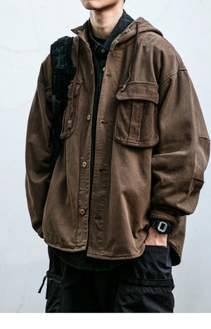 VX1 Hooded Jacket , - Streetwear Jackets - Slick Street