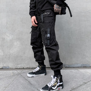 BLVCK A43 Tactical Cargo Pants , - Streetwear Cargo Pants - Slick Street