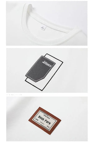 Plain Color Short Sleeved T-Shirt , - Streetwear T-Shirts - Slick Street