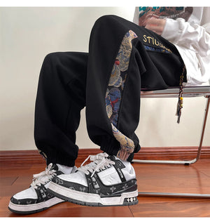 SH23 Korean Style Joggers , - Streetwear Joggers - Slick Street