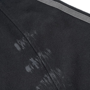 Coal Black Striped Sleeves Hoodie , - Streetwear Hoodie - Slick Street