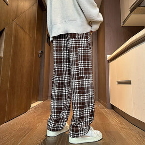 C9 Plaid Pants Brown, XXS - Streetwear Pants - Slick Street