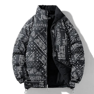 Tri-Cyro Double Sided Reversible Jacket Black, XS - Streetwear Jacket - Slick Street