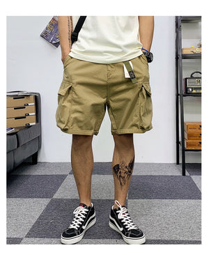 Tactical Multi-Pocket Cargo Shorts , - Streetwear Shorts - Slick Street