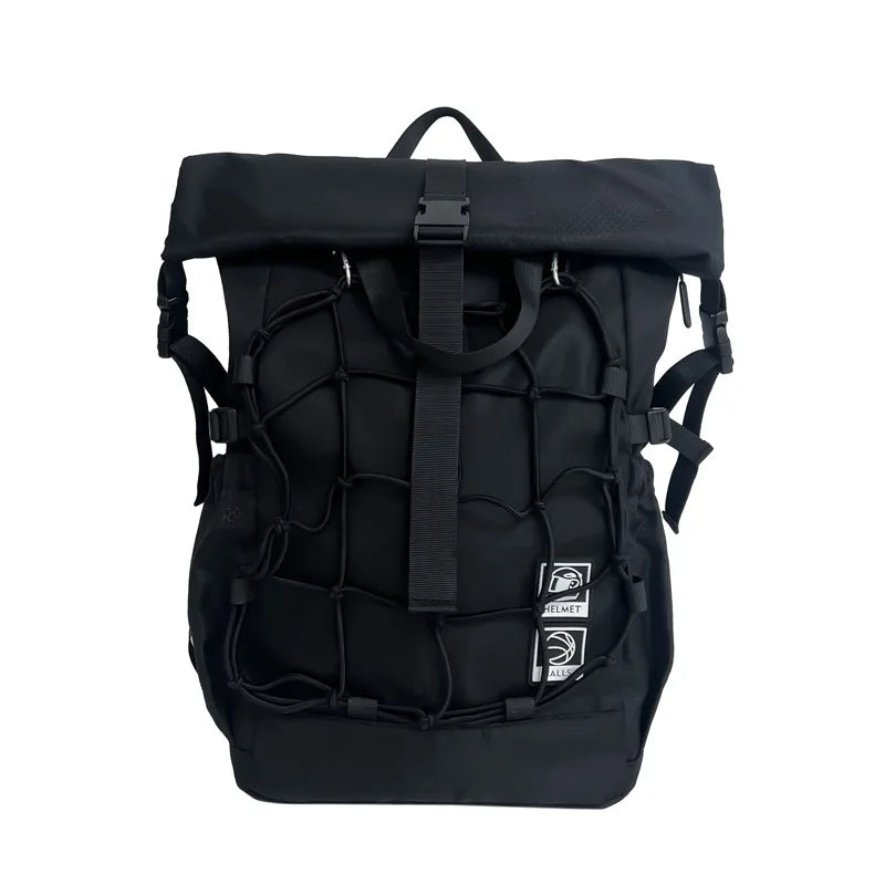 Multi Storage Travel Backpack Black, - Streetwear Backpack - Slick Street