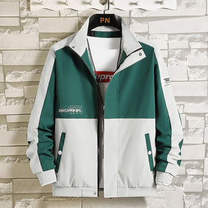 WangTwo Shaded Button Up Pocket Jacket Green, XS - Streetwear Jacket - Slick Street