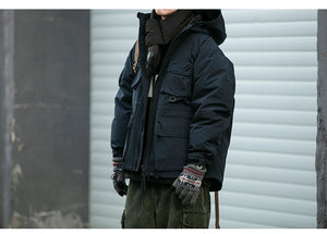 New Heights VA1 Hiking Multi-Pocket Puffer Jacket , - Streetwear Jacket - Slick Street